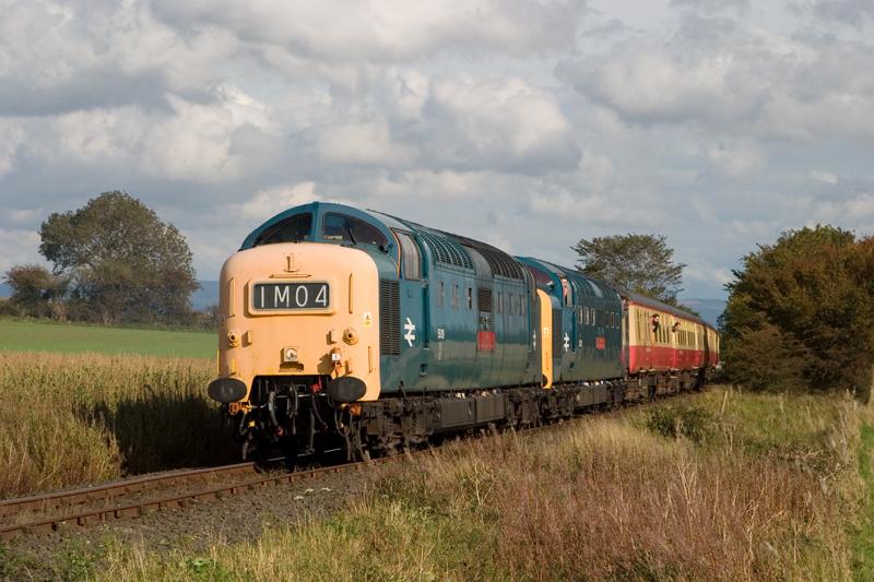 Photo of 55019 + 55002 near Crakehall