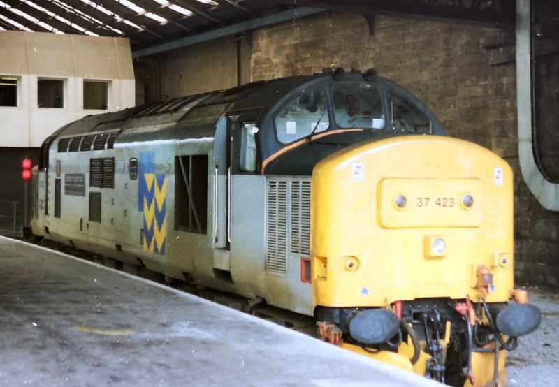 Photo of Newly-named 37423 at Queen Street.