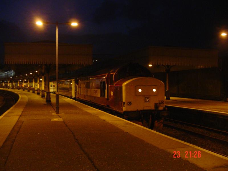 37417: 37417 on the sleeper at Aberdeen 23/8/06 Photo of 37417