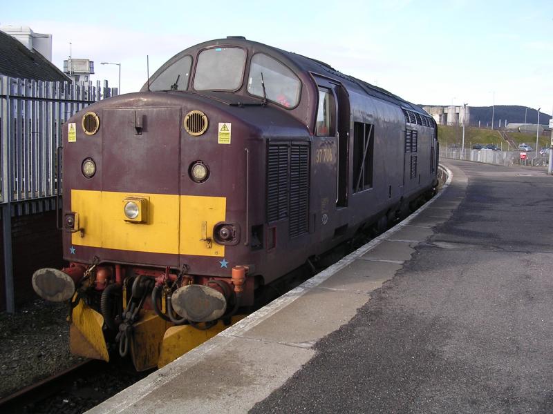 Photo of Standby Snow Plough - Inverness 19-02-12 (37706)