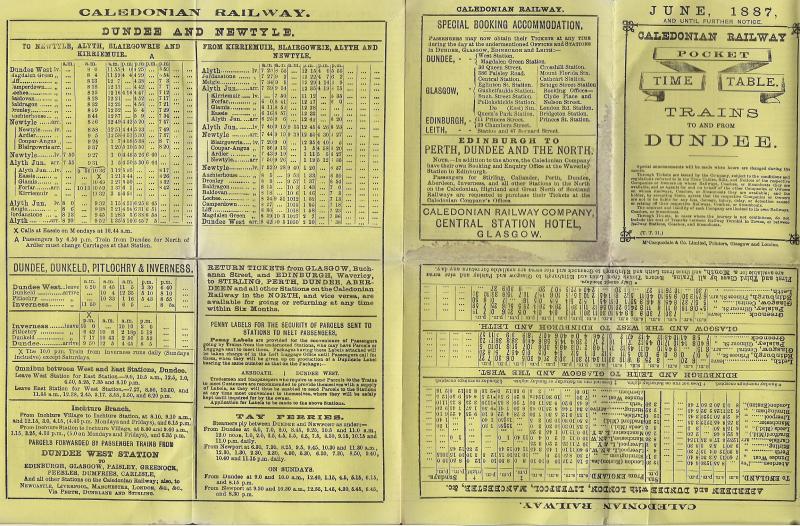 Photo of Caledonian Railway Timetable 1887 1.jpg