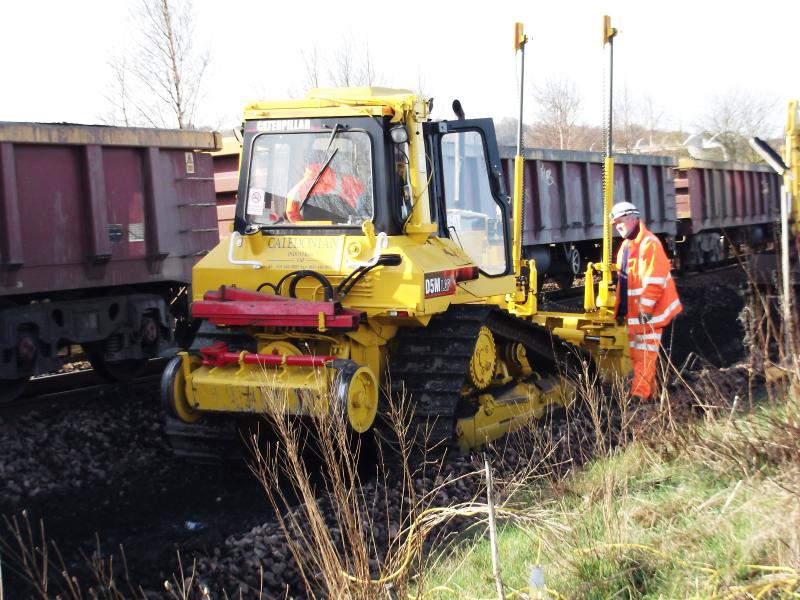 Photo of a shot of the bulldozer at Carmuirs 