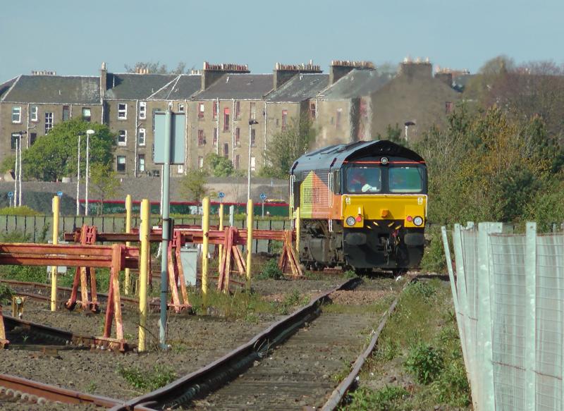 Photo of 66847 6Z46 Linkswood tanks Dundee Yard R/R