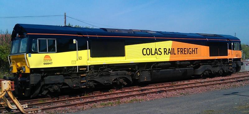 Photo of 66 847 in Kilwinning 23/5/12