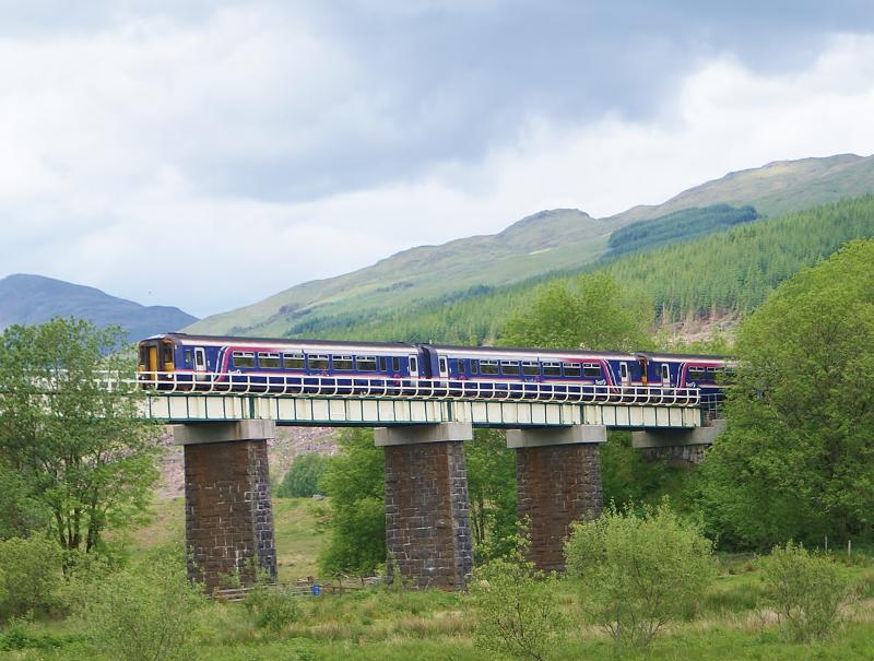 Photo of ex-Fort William arrives in Crianlarich on June 9th 2012