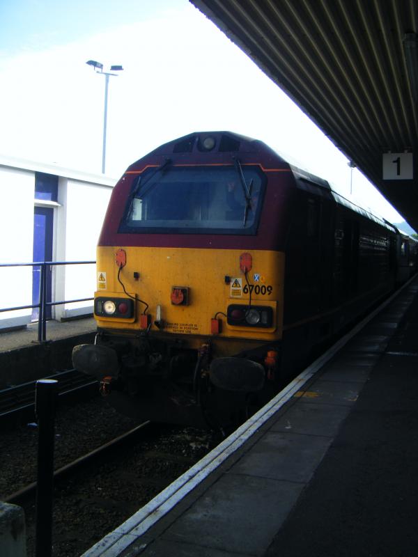 Photo of A Class 67 ( Skip ) 67009 At Fort William Summer 2011