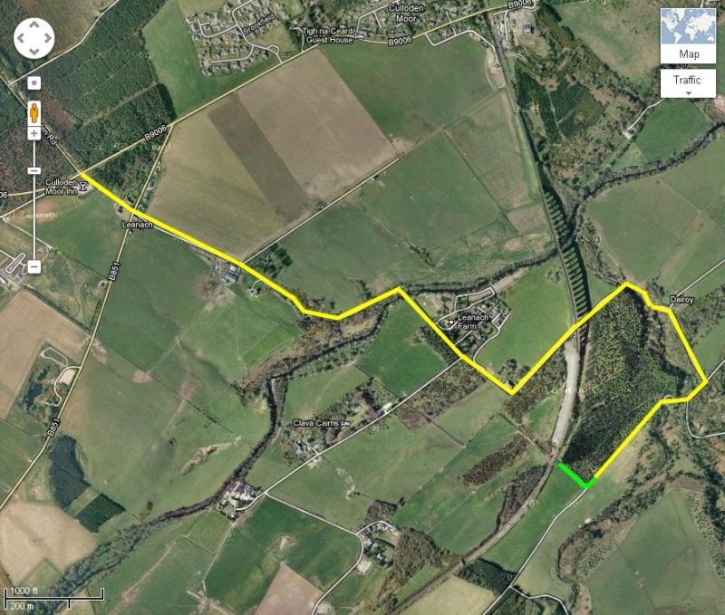 Photo of Culloden viaduct map