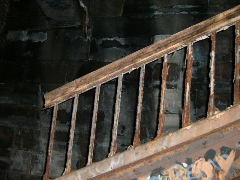 Photo of rusty stairs