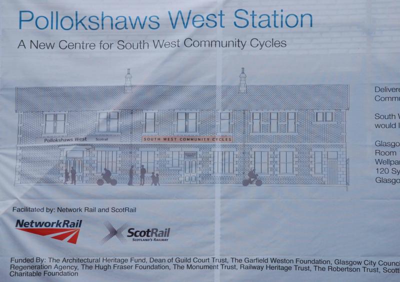 Photo of West Community Cycles Sign PW Station