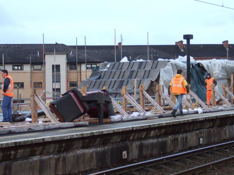 Photo of Partick Station damage 1