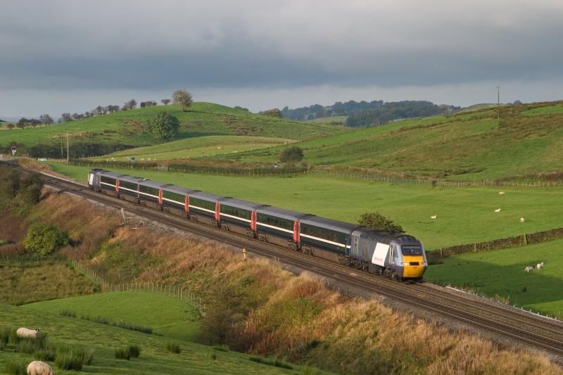 Photo of ECML eastbound morning HST diversion at Gilsland