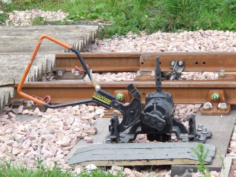 Photo of Points Lever at Earlseat Loop