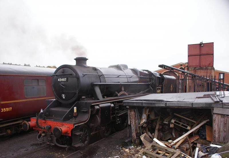 Photo of Black 5 45407 'The Lancashire Fusilier' Visits Bo'ness