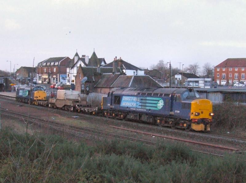 Photo of 37259/602 on 6S99 for Georgemas Jct. pass Larbert