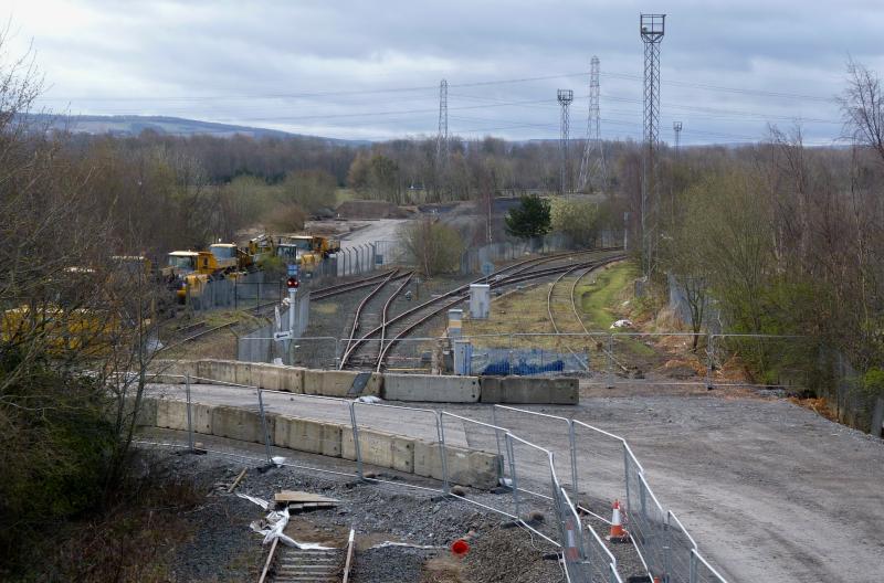 Photo of Millerhill yard south end works