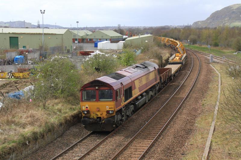 Photo of 66102 at the rear of 6X13