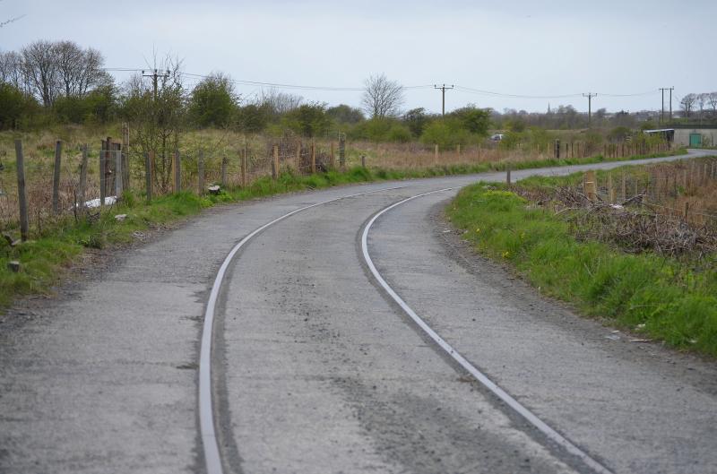 Photo of Trackbed at the ICI Ardeer site in Ayrshire.