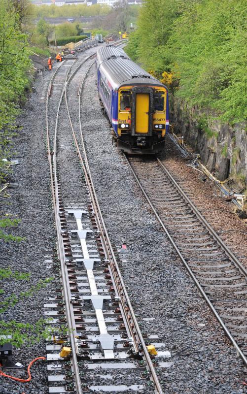 Photo of New Points At Busby Junction