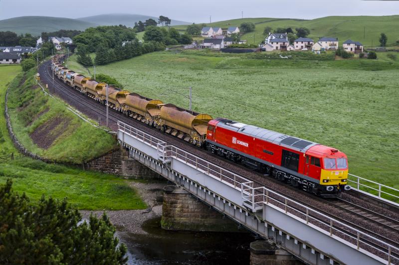 Photo of 60062 6T03 Carlisle-Mossend @ Crawford Viaduct