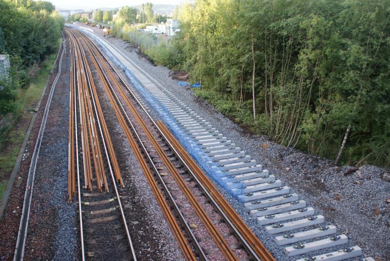 Photo of From Kerse Road bridge looking north 17.08.13