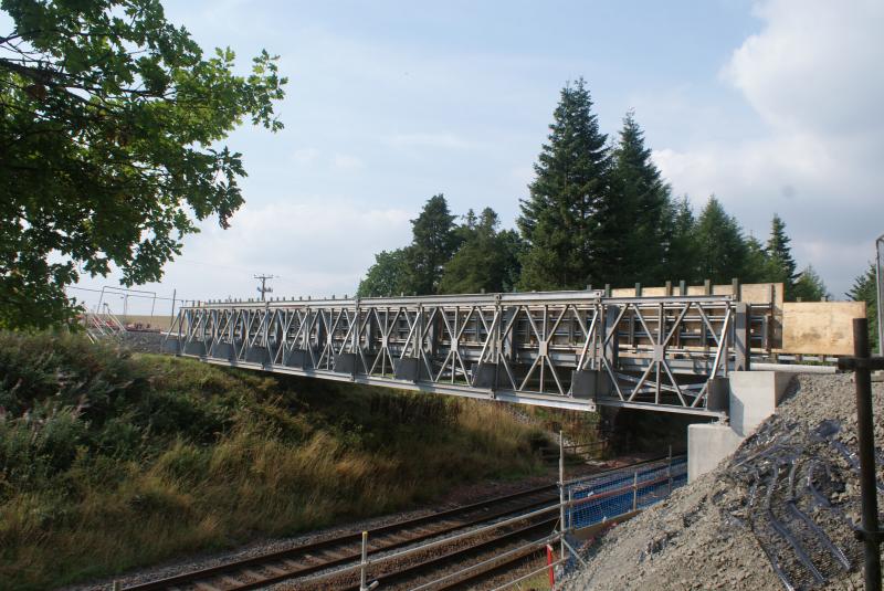 Photo of Mill of Keir Temp. Bridge 25.08.13