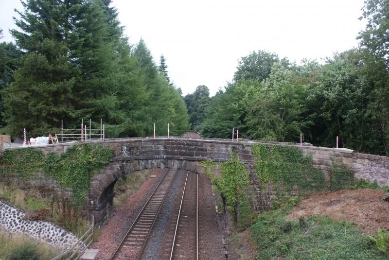 Photo of The soon to be replaced Mill of Keir bridge 01.09.13