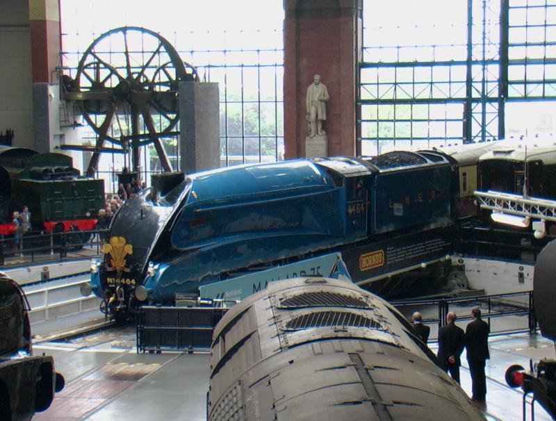 Photo of 4464  bittern enters the nrm york with prince charles on board 