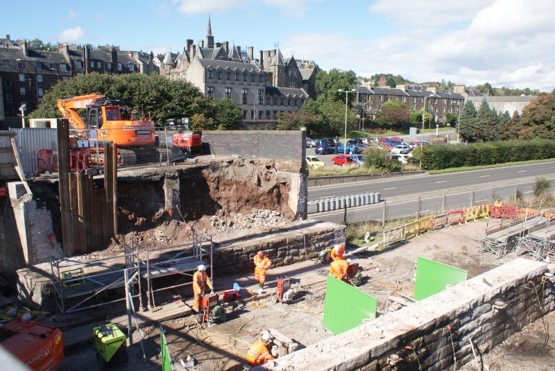 Photo of Looking towards Burghmuir Road and Goosecroft Road