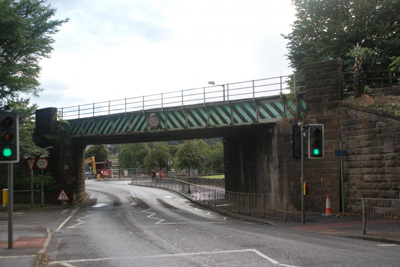 Photo of Causewayhead Road Underbridge looking towards the assembly area. 08.09.13