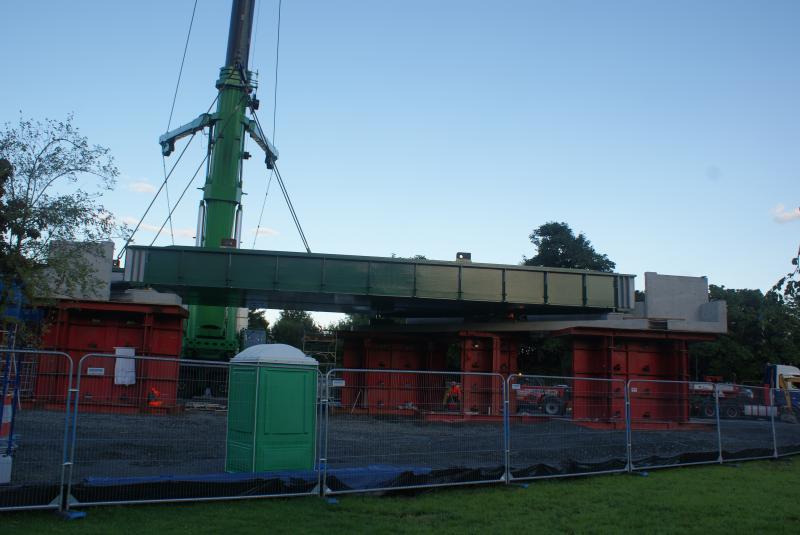 Photo of Causewayhead's new deck and cills ready for their insitu reinforced concrete works.