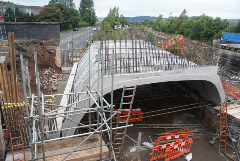 Photo of Shore Road Span 5 Con-arches completed last night