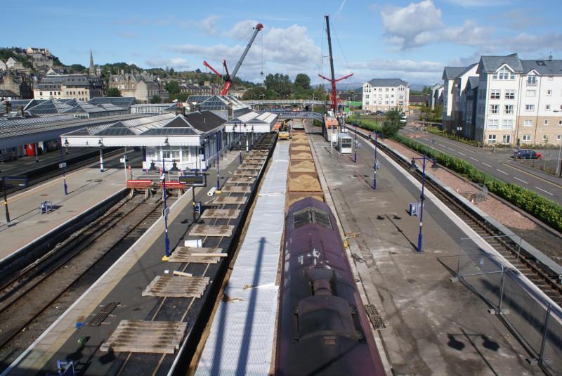 Photo of Looking towards Shore Road from Forthside bridge on 14.09.13