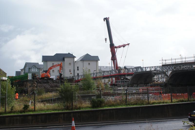 Photo of Demolition of Shore Road bridge complete. 15.09.13