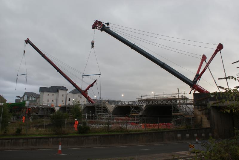 Photo of All spans at Shore Road are now covered over again