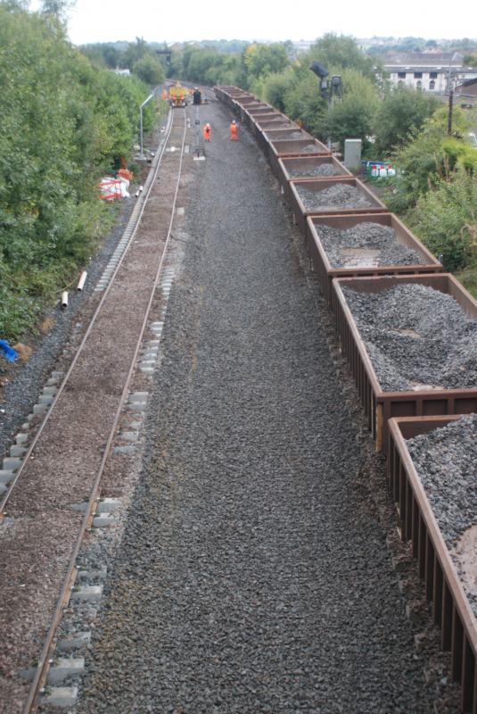 Photo of The view south from Kerse Road on the evening of  21.09.13