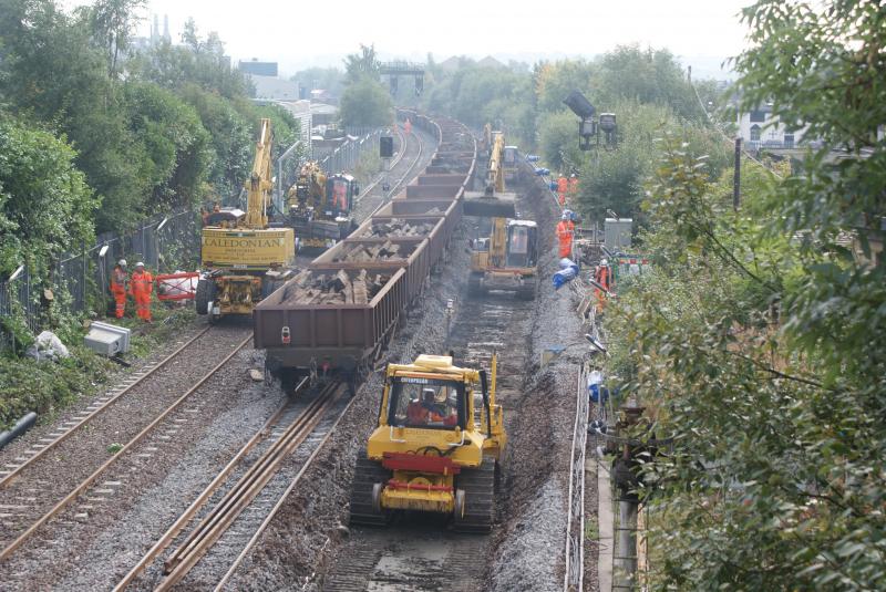 Photo of The view south from Kerse Road on the morning of 28.09.13