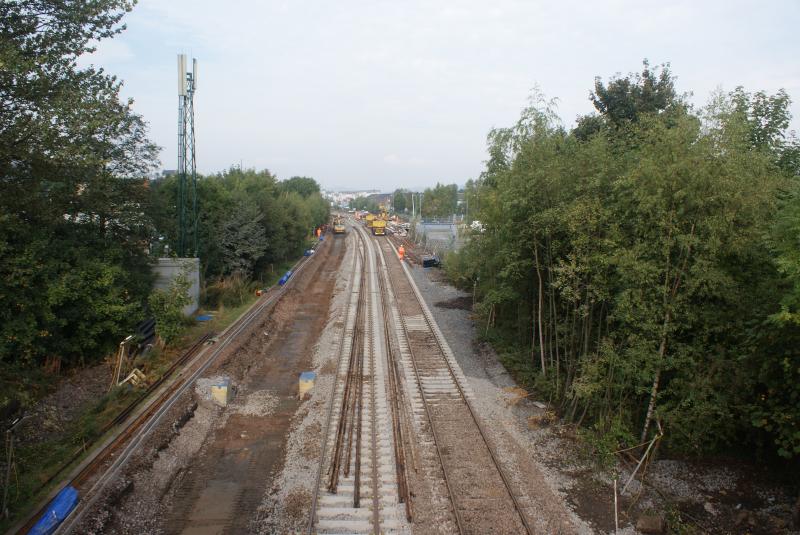 Photo of The view north from Kerse Road on the morning of 28.09.13