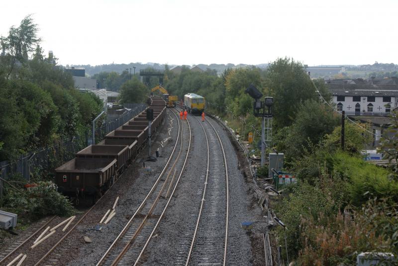 Photo of The view south from Kerse Road on the morning of  29.09.13