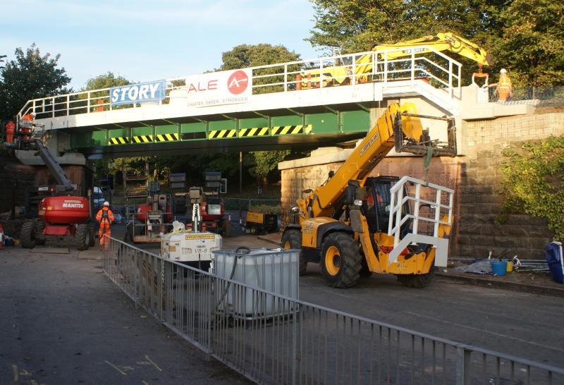 Photo of Causewayhead bridge on the evening of 29.09.13