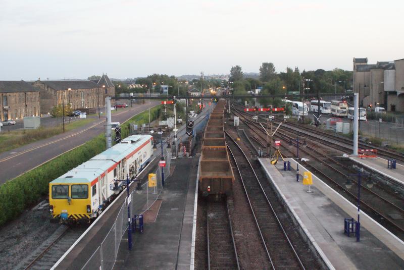 Photo of The view south from Forthside bridge on the evening of 29.09.13