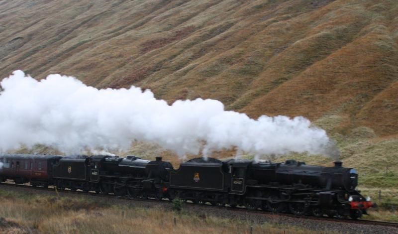 Photo of Black 5's on the West Highland.