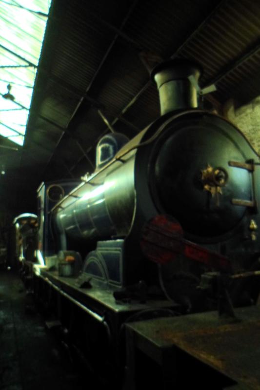 Photo of Cale 828 in the shed 