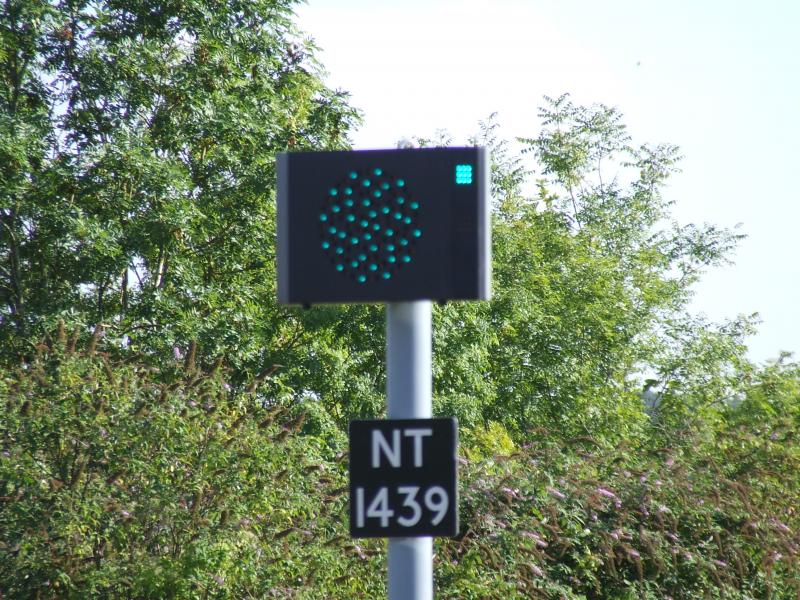 Photo of LED signal head NT1439 at Chepstow