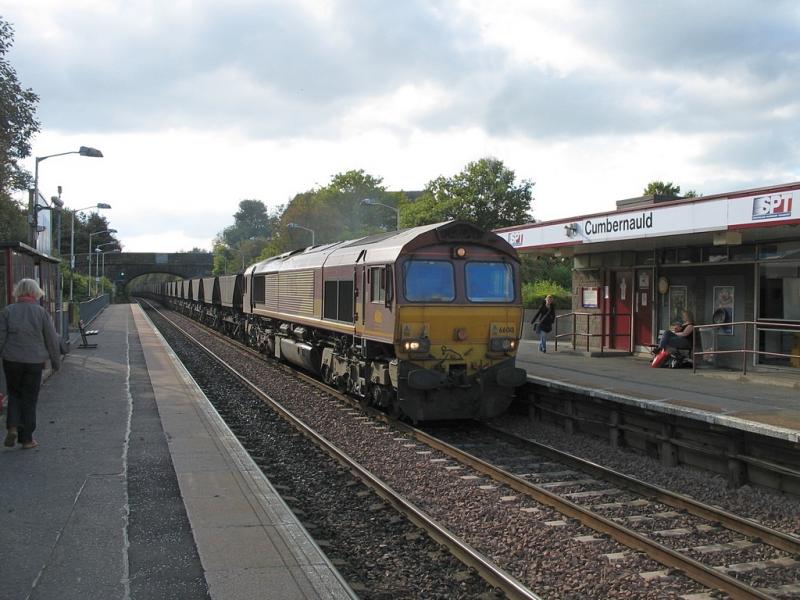 Photo of 66018 at Cumbernauld