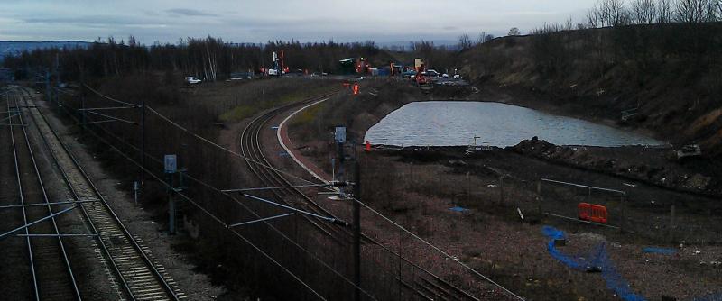 Photo of Borders Railway starting point 