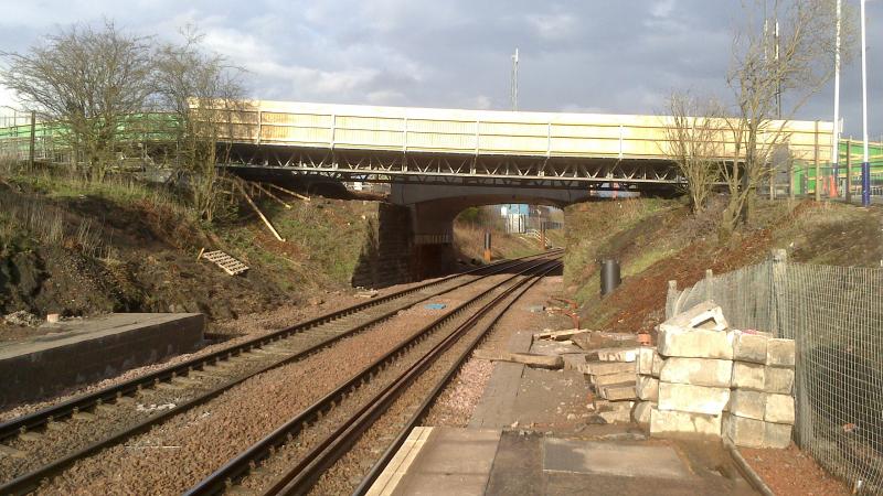 Photo of Temporary Bargeddie Bridge