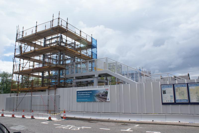 Photo of Dunblane new bridge progress 08.06.14 002