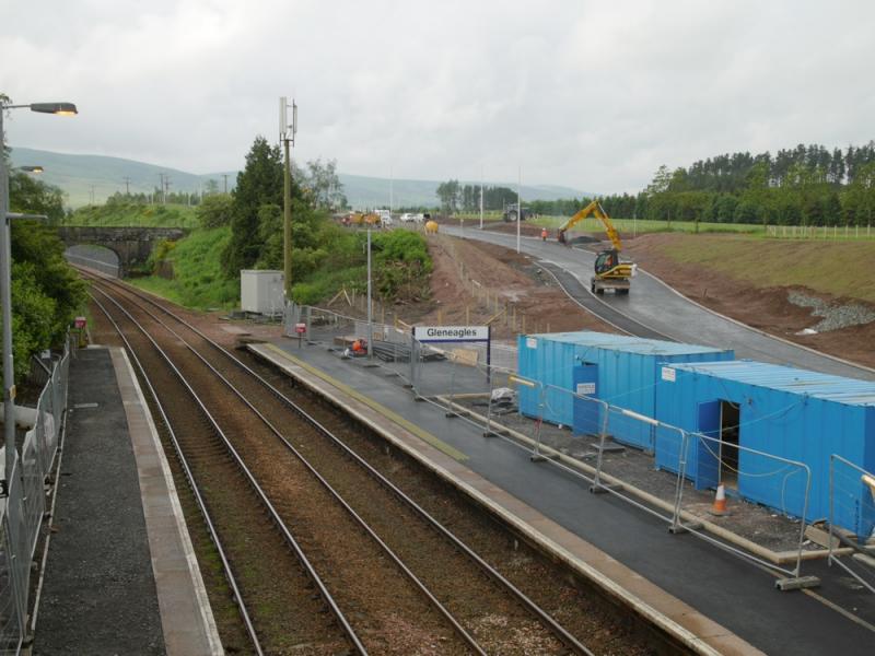 Photo of Gleneagles Station rebuild 2014