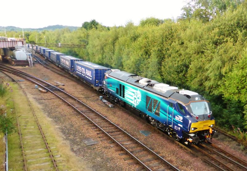 Photo of 68005 now leaving Perth on 29-7-14