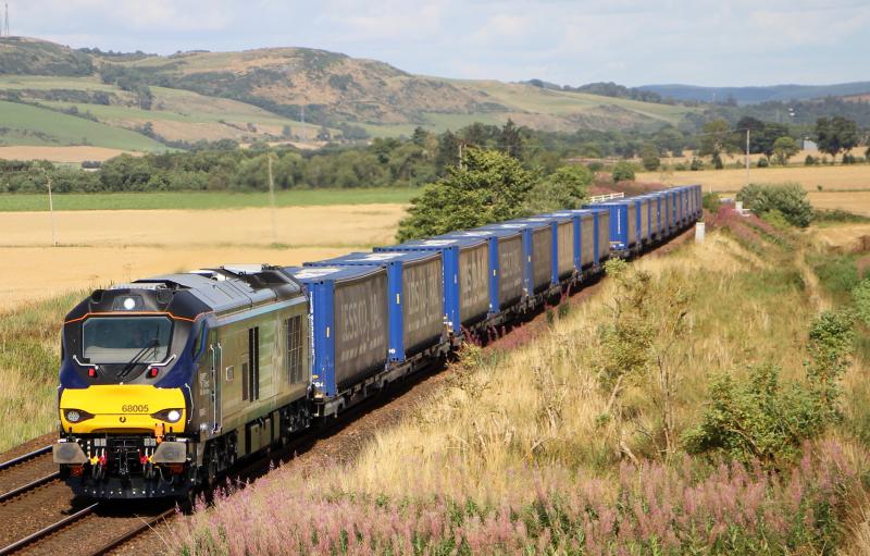 Photo of 68005 passing Forteviot